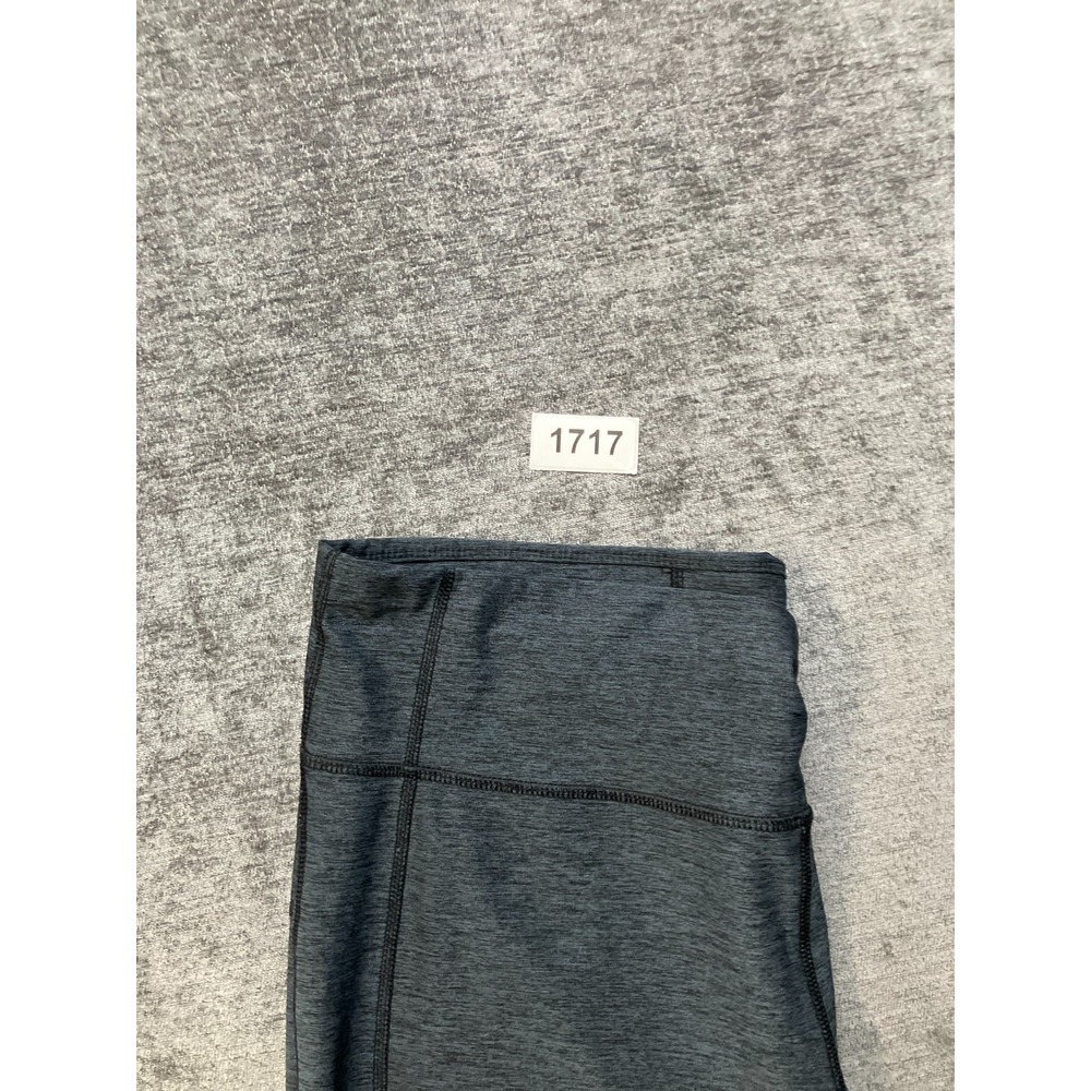 Avia Leggings Women XL 16-18 Gray Stretch Contrast Stitching Pull On Gym Workout - Picture 14 of 15